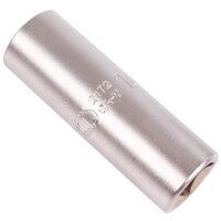 BGS Zündkerzen-Einsatz, matt verchromt, 12,5 (1/2) Antrieb, SW 16 mm