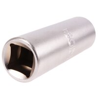 BGS Zündkerzen-Einsatz, matt verchromt, 12,5 (1/2) Antrieb, SW 16 mm