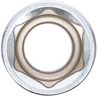 BGS Steckschlüssel-Einsatz Sechskant | Antrieb Innenvierkant 12,5 mm (1/2") | SW 17 mm