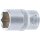BGS Steckschlüssel-Einsatz Sechskant | Antrieb Innenvierkant 12,5 mm (1/2") | SW 17 mm