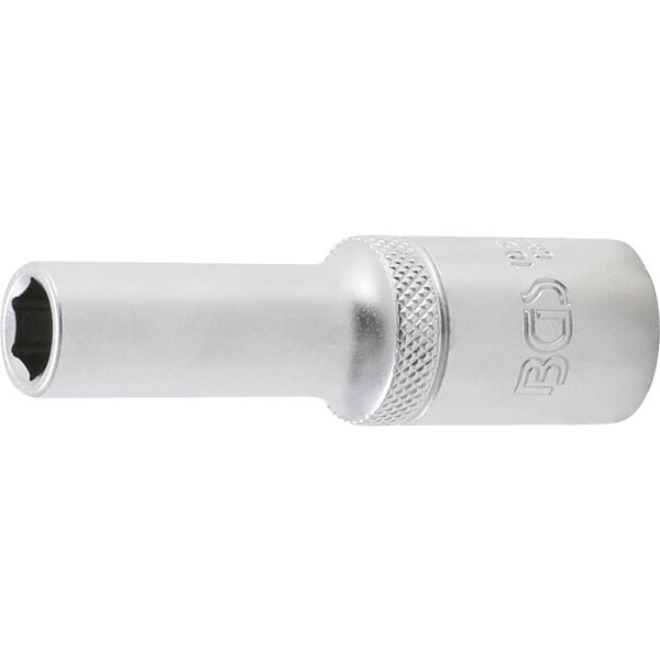 BGS Steckschlüssel-Einsatz Sechskant, tief | Antrieb Innenvierkant 12,5mm (1/2") | SW 10mm