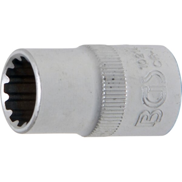 BGS Steckschlüssel Einsatz 14 mm Vielzahn 1/2 Zoll Torx Werkzeug 6-Kant 12-Kant Nuss