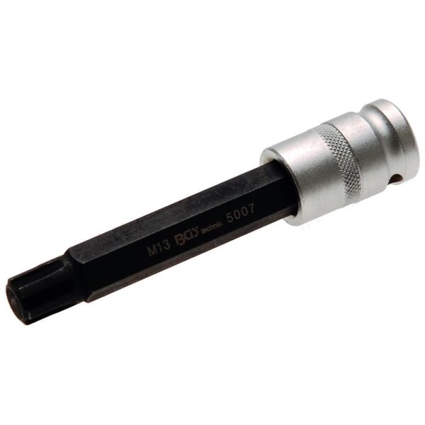 BGS Bit-Einsatz, 12,5 (1/2), Ribe 13x120 mm