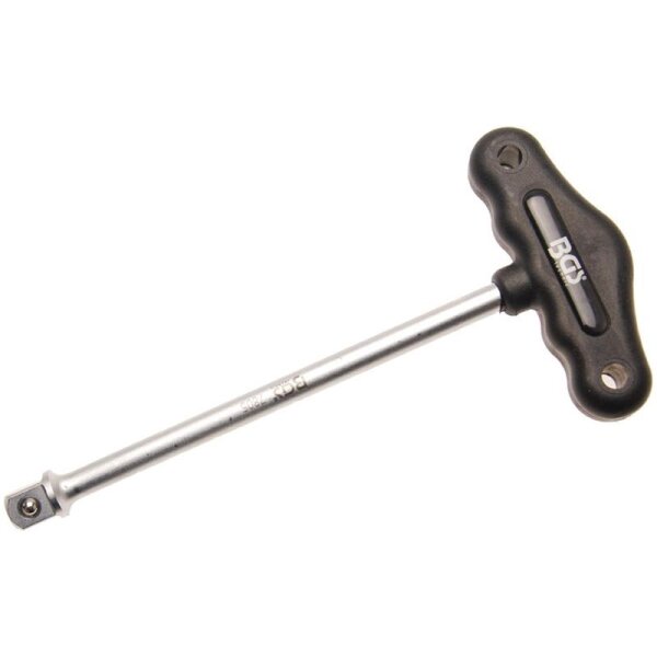 T-Griff mit 12,5 (1/2) Aussenvierkant, 230 mm Länge
