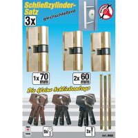 BGS DIY Messing-Schließzylinder-Satz |...