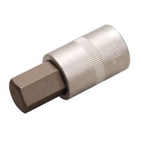 BGS Bit-Einsatz, Innen-6-kant, 12,5 (1/2), 18 mm