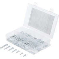 BGS DIY Blechschrauben-Sortiment, 175-teilig