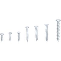 BGS DIY Blechschrauben-Sortiment, 175-teilig