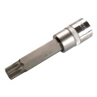BGS Bit-Einsatz 12,5 (1/2), Innenvielzahn, 100 mm, mit...