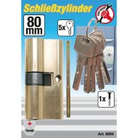 BGS DIY Messing-Schließzylinder, 80 mm
