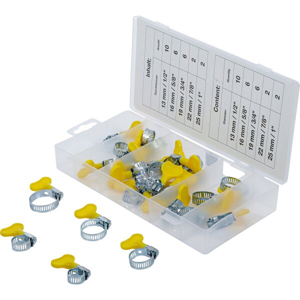 BGS Griff-Schlauchschellen-Sortiment | 26-tlg.