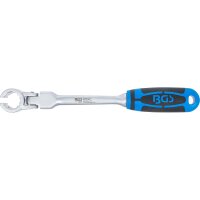 BGS Spezial-Ringschlüssel für Lambdasonden, kippbar, mit Griff | SW 22 mm