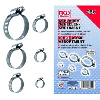 BGS chlauchklemmen-Sortiment | Ø 16 - 40 mm | 26-tlg.