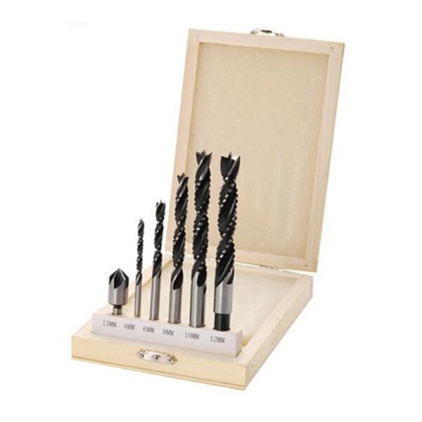 BGS Holzkronen-Fräsbohrer-Satz, 4-12 mm, 6-tlg.