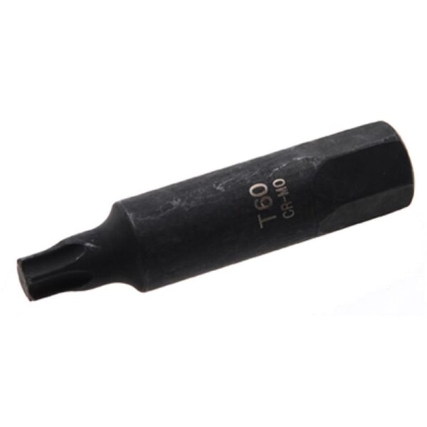 BGS T-Profil Bit ohne Bohrung, 100 mm lang, T70, 22 mm 6-kant