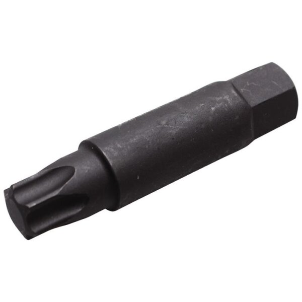 BGS -Profil Bit ohne Bohrung, 100 mm lang, T90, 22 mm 6-kant