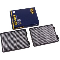 SAK105 Innenraumfilter Aktivkohle für ALPINA und BMW