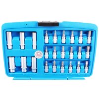 BGS Steckschlüssel Satz 1/4" Ratschenkasten Knarrenkasten Nuss Set 52-tlg. Bit Nuss