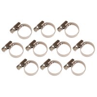 BGS Schlauchklemme, 16x25 mm, INOX, 10er Set
