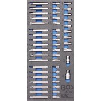 1/3 Werkstattwageneinlage: Kombi-Bit-Set, 49-tlg.