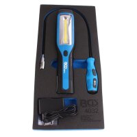 1/3 Werkstattwageneinlage: Handlampe & Magnetheberlampe, 3-tlg.